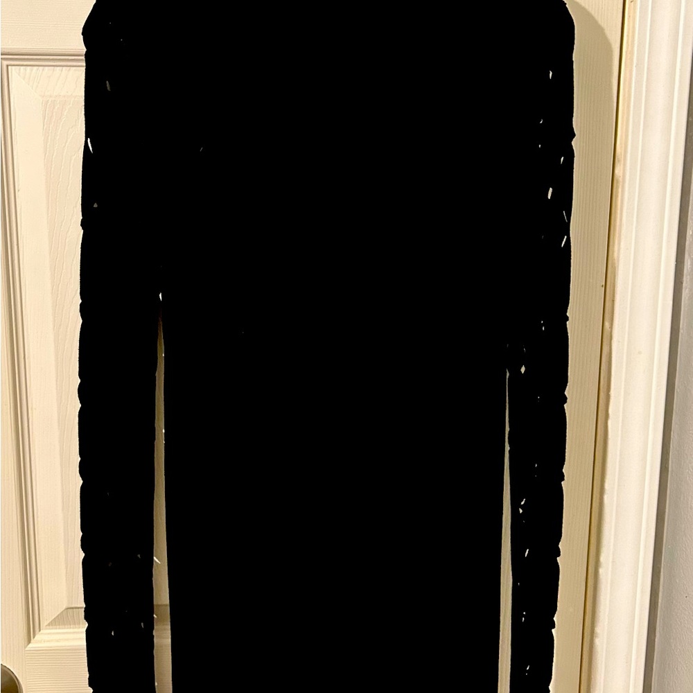 White House Black Market Cut-Out Detail Mock Neck Tunic - Picture 4 of 5